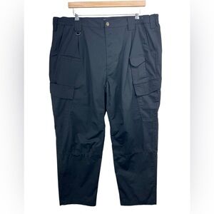 CQR Black Ripstop Tactical Pants Cargo Utility Outdoor Mens W46 L30 Stretch